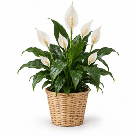 Simply Peaceful Lily Basket